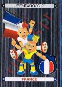 455 Official Mascot - France – UEFA Euro Poland-Ukraine 2012 Panini