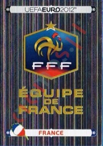 456 Badge - France – UEFA Euro Poland-Ukraine 2012 Panini