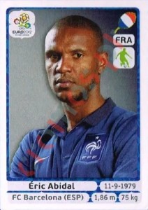 464 Éric Abidal – UEFA Euro Poland-Ukraine 2012 Panini