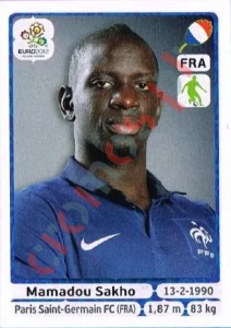 467 Mamadou Sakho – UEFA Euro Poland-Ukraine 2012 Panini