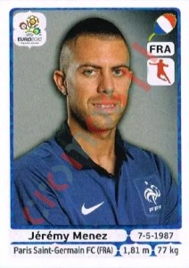 475 Jérémy Menez – UEFA Euro Poland-Ukraine 2012 Panini