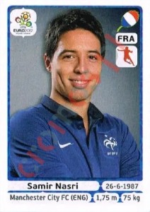 476 Samir Nasri – UEFA Euro Poland-Ukraine 2012 Panini
