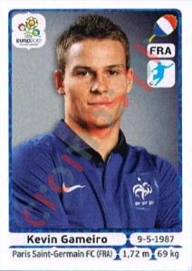 478 Kevin Gameiro – UEFA Euro Poland-Ukraine 2012 Panini
