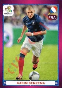 483 Karim Benzema – UEFA Euro Poland-Ukraine 2012 Panini