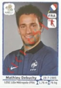 EX-MD Mathieu Debuchy – UEFA Euro Poland-Ukraine 2012 Panini