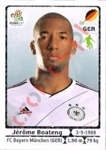 234 Jérôme Boateng – UEFA Euro Poland-Ukraine 2012 Panini