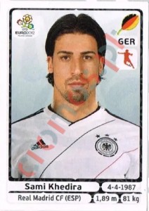 238 Sami Khedira – UEFA Euro Poland-Ukraine 2012 Panini