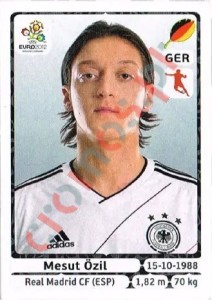 241 Mesut Özil – UEFA Euro Poland-Ukraine 2012 Panini