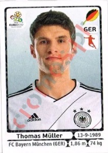245 Thomas Müller – UEFA Euro Poland-Ukraine 2012 Panini