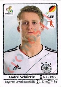 246 André Schürrle – UEFA Euro Poland-Ukraine 2012 Panini