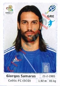 103 Giorgos Samaras – UEFA Euro Poland-Ukraine 2012 Panini