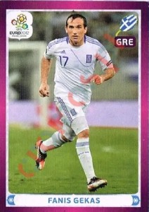 106 Theofanis Gekas – UEFA Euro Poland-Ukraine 2012 Panini