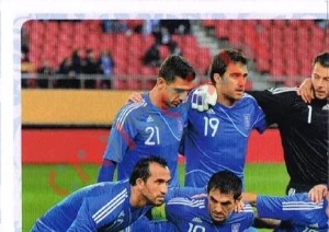 80 Team - Hellas
1 – UEFA Euro Poland-Ukraine 2012 Panini