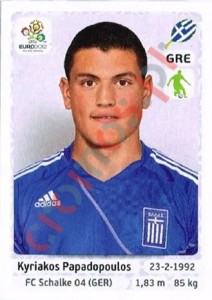 90 Kyriakos Papadopoulos – UEFA Euro Poland-Ukraine 2012 Panini