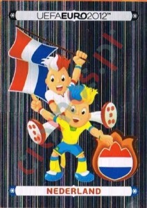 165 Official Mascot - Nederland – UEFA Euro Poland-Ukraine 2012 Panini