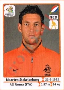 171 Maarten Stekelenburg – UEFA Euro Poland-Ukraine 2012 Panini
