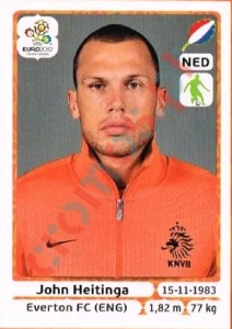 173 John Heitinga – UEFA Euro Poland-Ukraine 2012 Panini