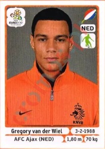 175 Gregory van der Wiel – UEFA Euro Poland-Ukraine 2012 Panini