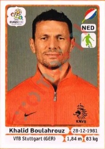 177 Khalid Boulahrouz – UEFA Euro Poland-Ukraine 2012 Panini