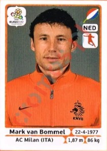 178 Mark van Bommel – UEFA Euro Poland-Ukraine 2012 Panini
