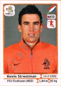 180 Kevin Strootman – UEFA Euro Poland-Ukraine 2012 Panini
