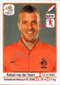 181 Rafael van der Vaart – UEFA Euro Poland-Ukraine 2012 Panini