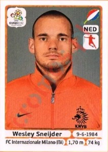 182 Wesley Sneijder – UEFA Euro Poland-Ukraine 2012 Panini