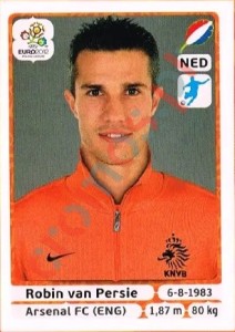 189 Robin van Persie – UEFA Euro Poland-Ukraine 2012 Panini