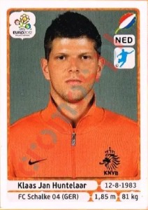 190 Klaas Jan Huntelaar – UEFA Euro Poland-Ukraine 2012 Panini