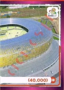 9 Arena Gdańsk
2 – UEFA Euro Poland-Ukraine 2012 Panini