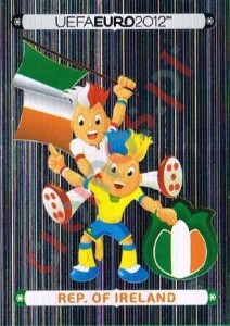 339 Official Mascot - Rep. of Ireland – UEFA Euro Poland-Ukraine 2012 Panini