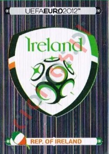 340 Badge - Rep. of Ireland – UEFA Euro Poland-Ukraine 2012 Panini