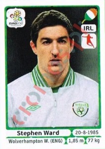 355 Stephen Ward – UEFA Euro Poland-Ukraine 2012 Panini
