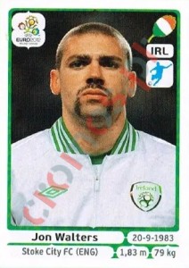 363 Jon Walters – UEFA Euro Poland-Ukraine 2012 Panini