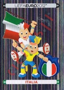310 Official Mascot - Italia – UEFA Euro Poland-Ukraine 2012 Panini