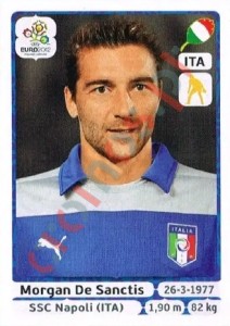 317 Morgan De Sanctis – UEFA Euro Poland-Ukraine 2012 Panini