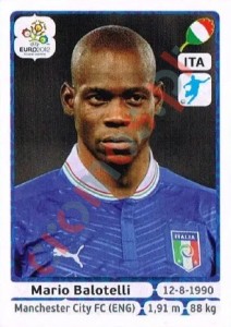 335 Mario Balotelli – UEFA Euro Poland-Ukraine 2012 Panini