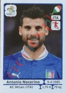 EX-AN Antonio Nocerino (329x) – UEFA Euro Poland-Ukraine 2012 Panini