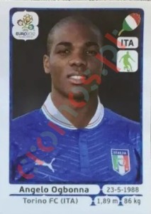 EX-AO Angelo Ogbonna (322x) – UEFA Euro Poland-Ukraine 2012 Panini