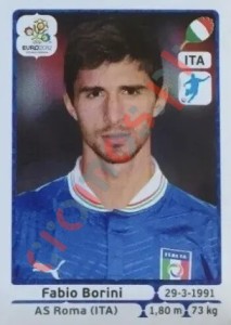 EX-FB Fabio Borini (334x) – UEFA Euro Poland-Ukraine 2012 Panini