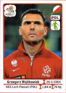 61 Grzegorz Wojtkowiak – UEFA Euro Poland-Ukraine 2012 Panini