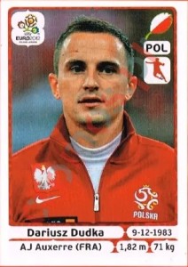 64 Dariusz Dudka – UEFA Euro Poland-Ukraine 2012 Panini