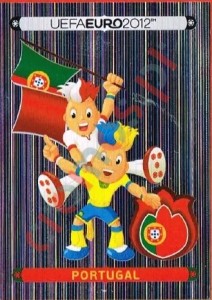 252 Official Mascot - Portugal – UEFA Euro Poland-Ukraine 2012 Panini