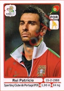 258 Rui Patrício – UEFA Euro Poland-Ukraine 2012 Panini