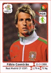 262 Fábio Coentrão – UEFA Euro Poland-Ukraine 2012 Panini