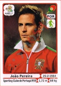 263 João Pereira – UEFA Euro Poland-Ukraine 2012 Panini