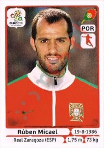 271 Rúben Micael – UEFA Euro Poland-Ukraine 2012 Panini