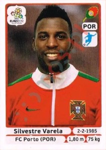 274 Silvestre Varela – UEFA Euro Poland-Ukraine 2012 Panini