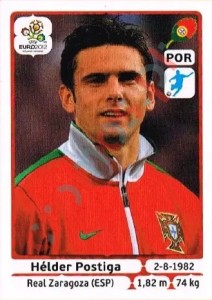 276 Hélder Postiga – UEFA Euro Poland-Ukraine 2012 Panini