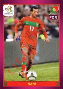 279 Nani – UEFA Euro Poland-Ukraine 2012 Panini